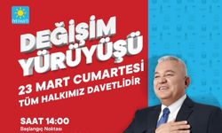 Şahin’den Alanya halkına ‘Değişim ve Gelişim Yürüyüşü’ daveti