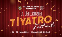 Alanya liselerarası tiyatro festivali başlıyor