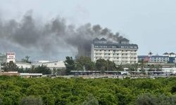 Alanya’da otel lojmanında yangın paniği