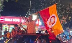 Alanya’da Galatasaraylılar şampiyonluk için sokağa döküldü