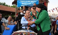 Kaş Gömbe yayla şenliklerinde insan seli