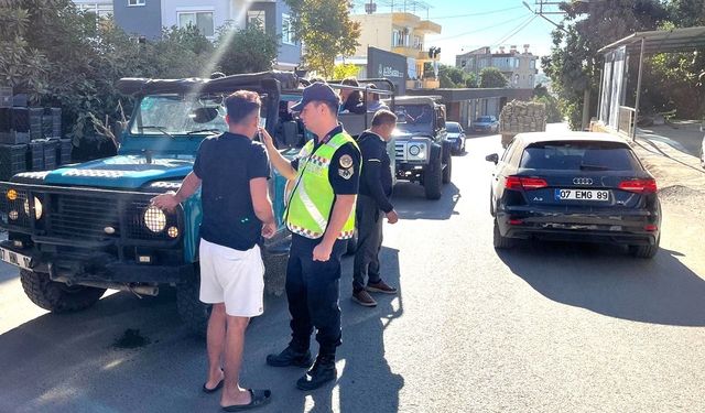 Alanya'da Genel Trafik Uygulaması Yapıldı