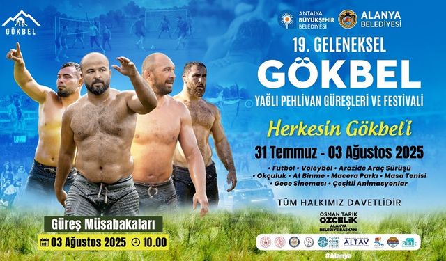 19. Gökbel Yağlı Pehlivan Güreşleri Dört Gün Sürecek